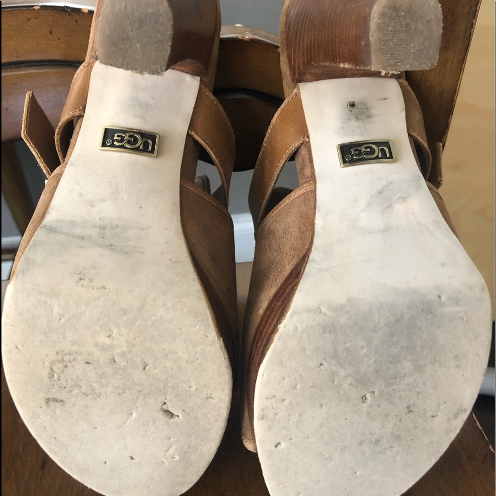 UGG TAN SUEDE MULES - Picture 2 of 11